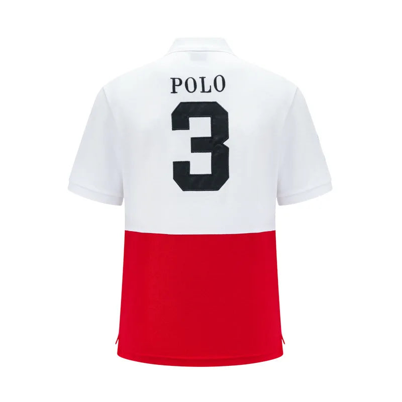 Classic Men Short Sleeve Polo Shirt 2026 New Golf Great Quality Oversize Men button Collar T-shirt US Size Clothing Manufacturer