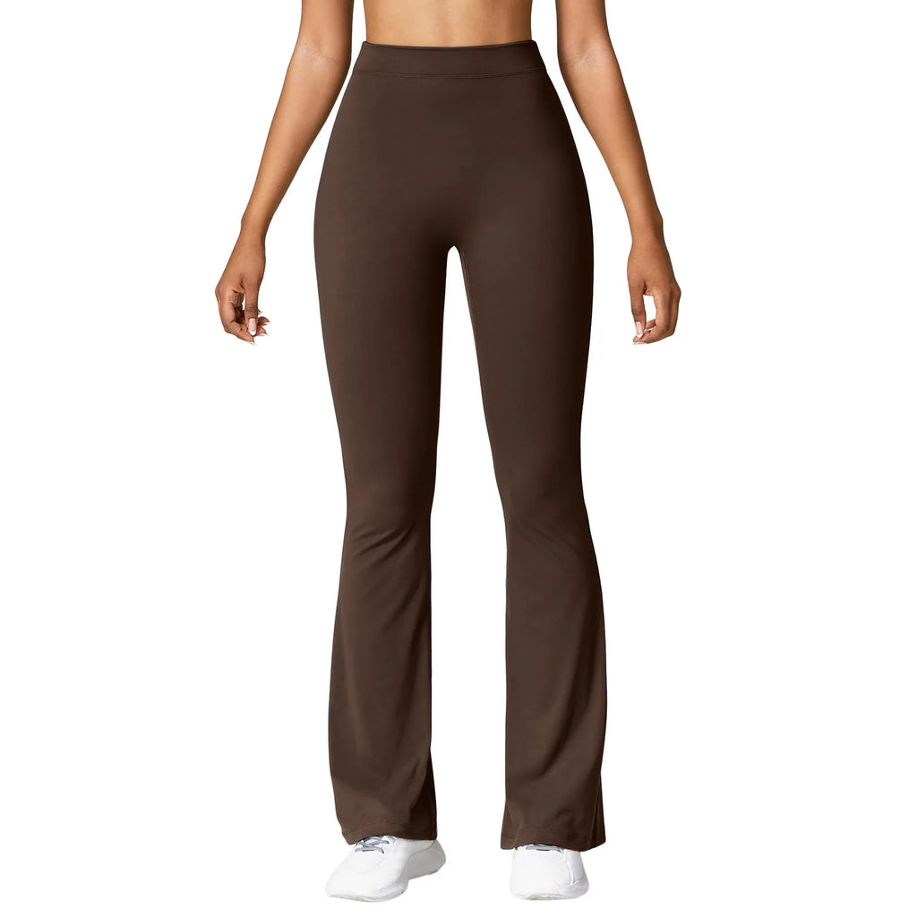 Women’s High‑Waist V‑Back Push‑Up Leggings – Micro Horn Slim Fit Gym Pants, Fashion Sports & Casual Leggings