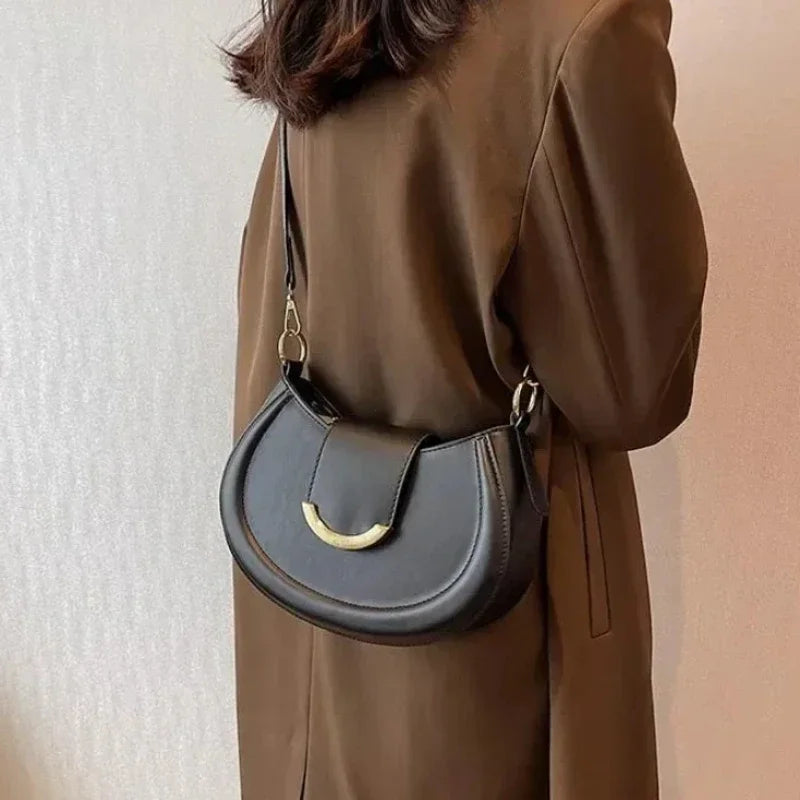 Armpit Shoulder Side Bags for Women 2024 Designer Trend Leather Small Underarm Crossbody Handbags and Purses Bags for Women
