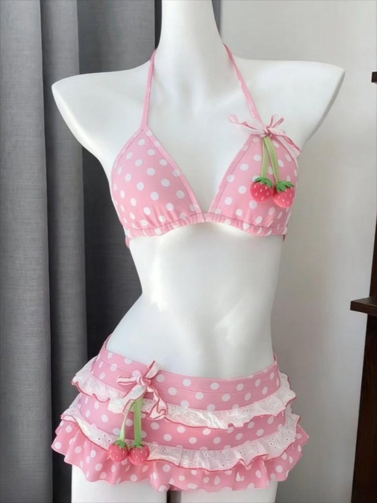 Sexy Elegant Bow Bikini Set