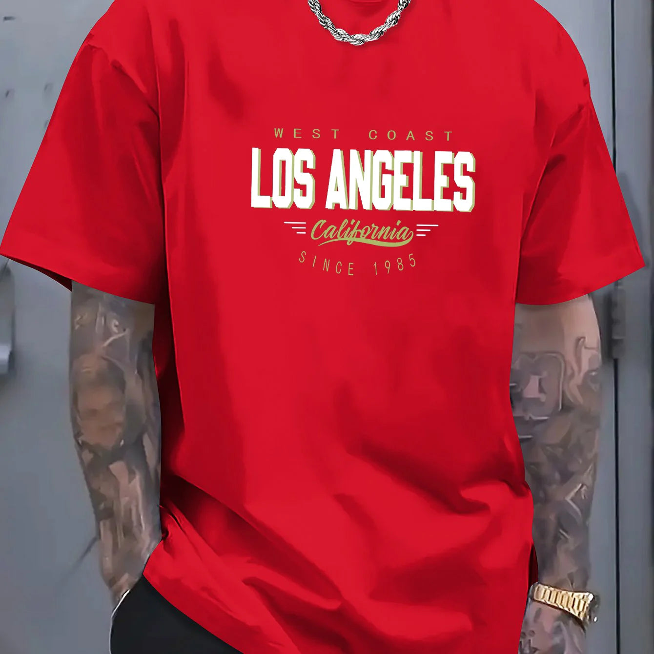 Los Angeles Letter T‑Shirt