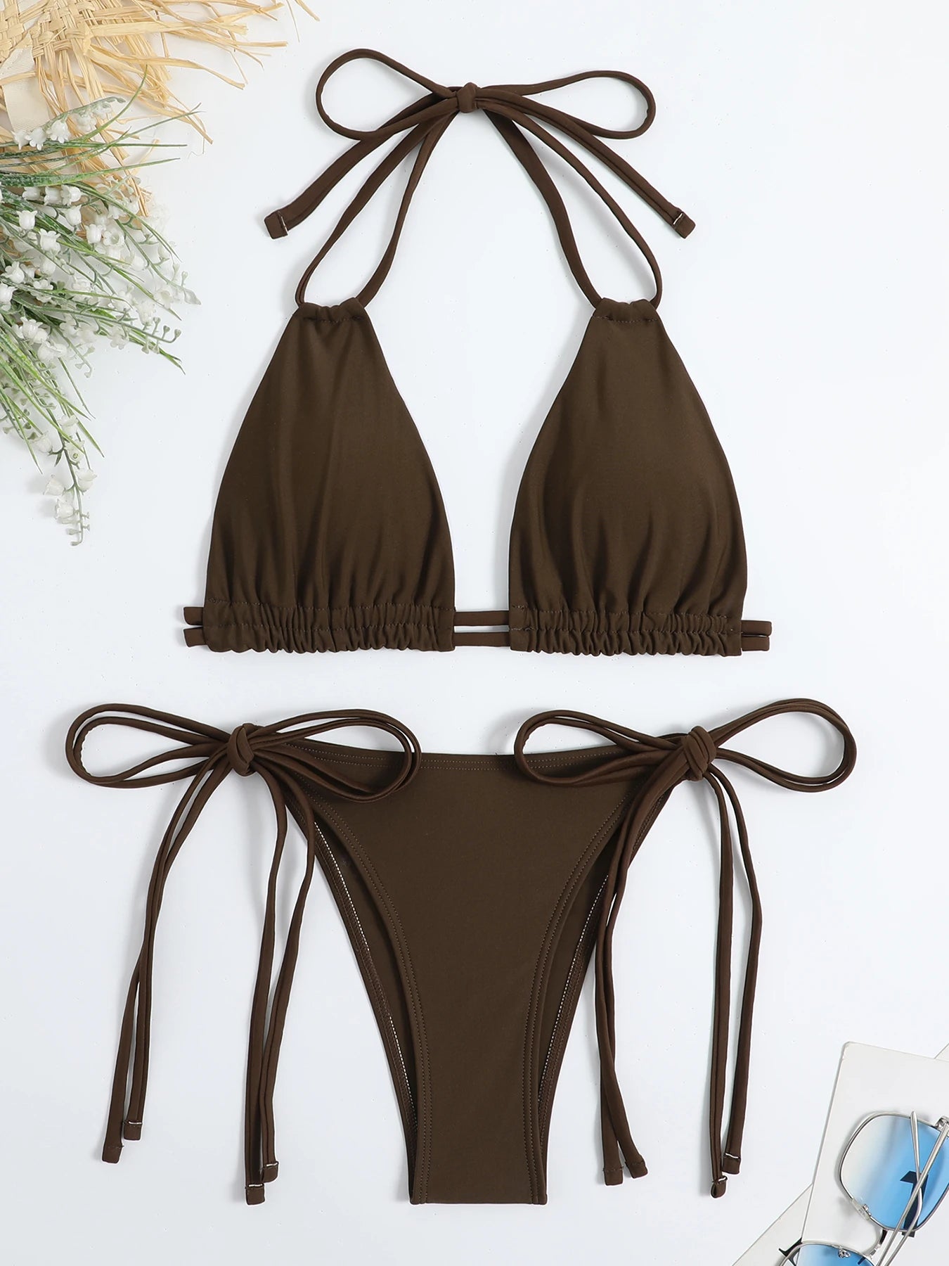 Sexy Bandage Halter Bikini