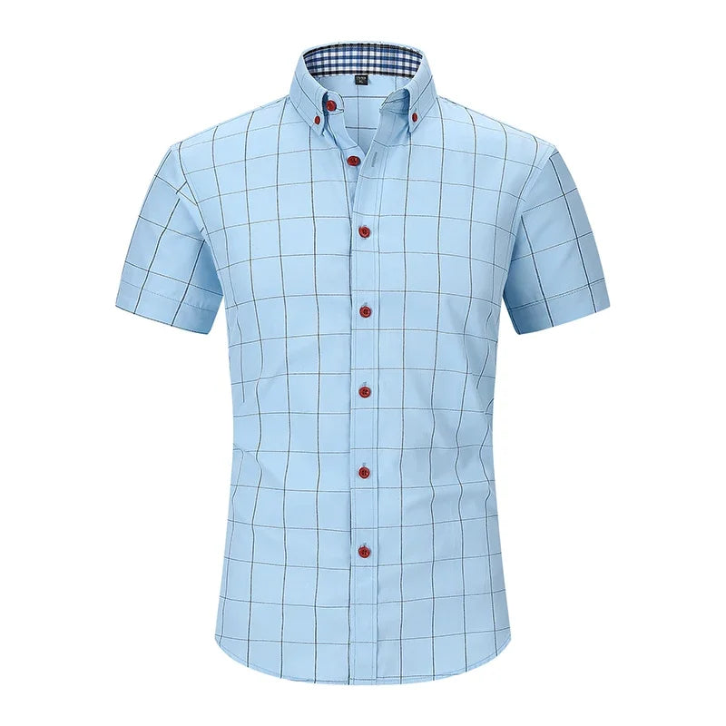 Breathable Slim‑Fit Casual Business Shirt