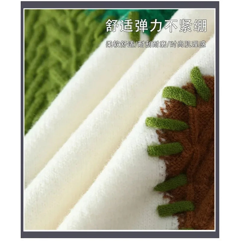 Men’s O‑Neck Splicing Sweater
