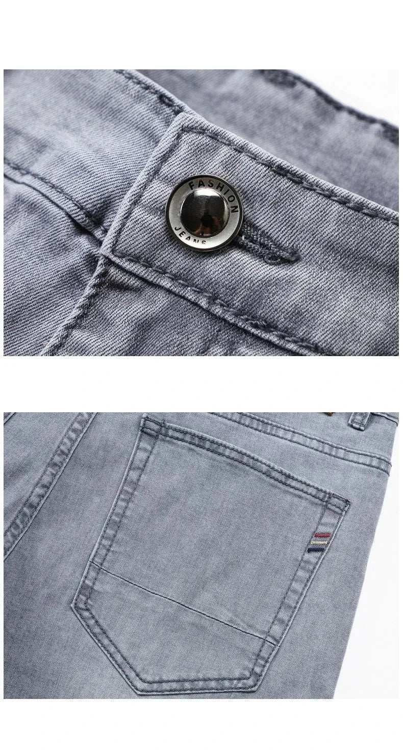 Summer Stretch Gray Jeans