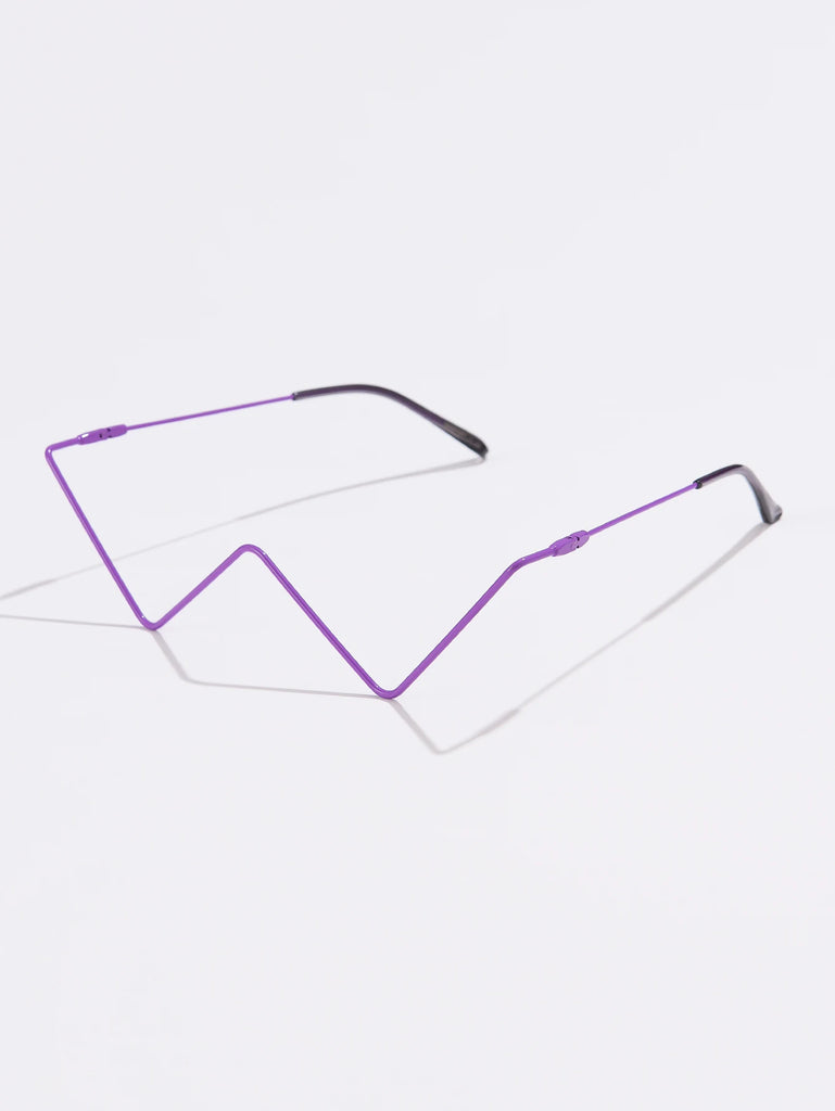 New Fashion Crystal Sunglasses Frames For Women Small Diamond Eyeglasses Line Alloy Frame Eyewear Punk Half Frame Glasses