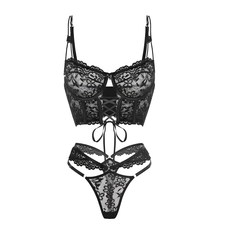 Lace Bra & Brief Set