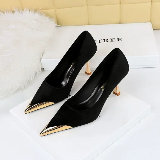 BIGTREE Sexy Pointed‑Toe Pumps