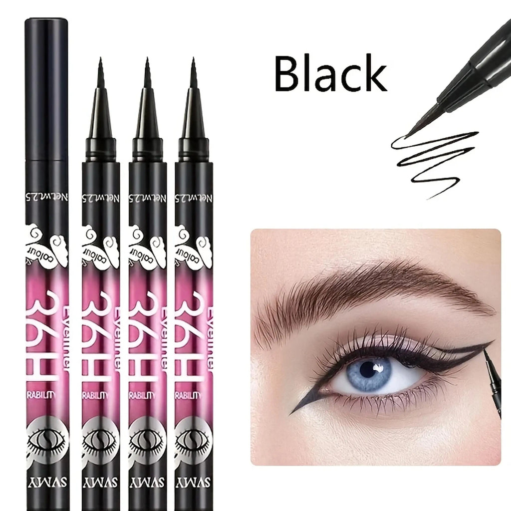 Waterproof Black Eyeliner Pencil Set – Smudge‑Proof, Long‑Lasting & Perfect for Beginners (3pcs / 5pcs)