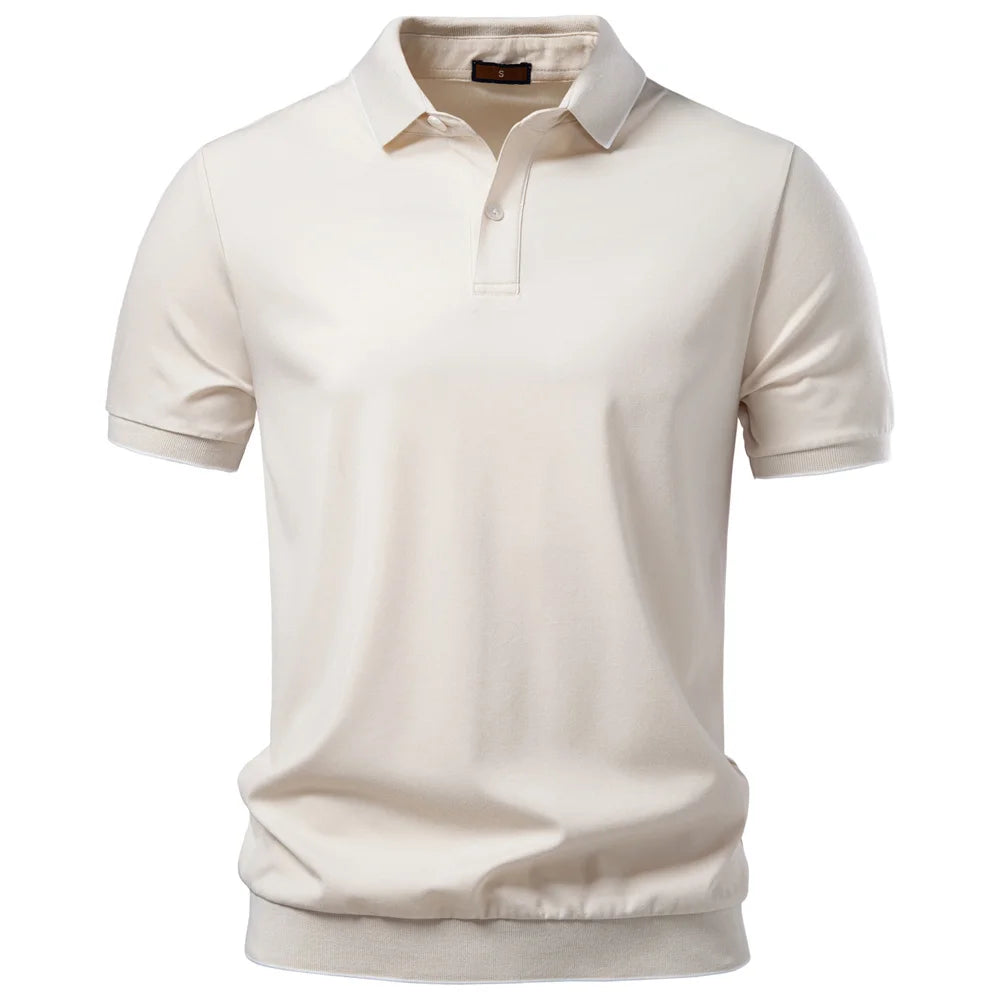 AIOPESON Old Money Polo Shirt for Men