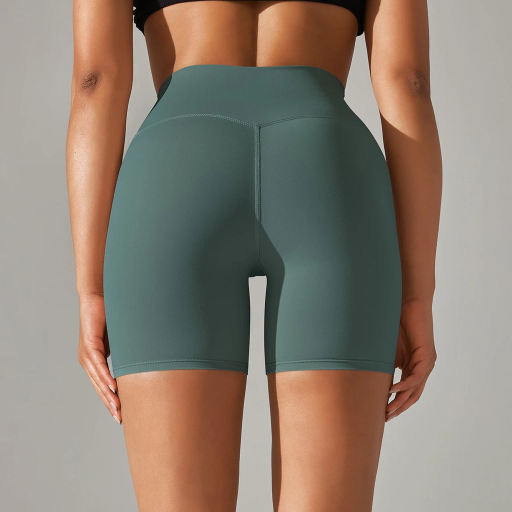 Seamless High Waist Yoga Shorts for Women