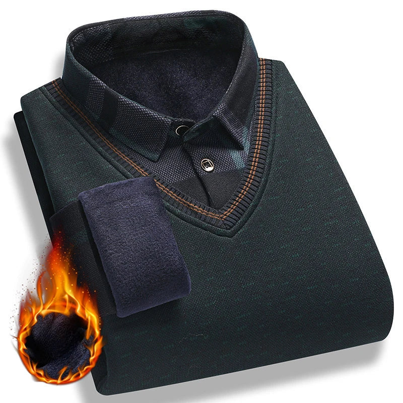 Two‑Piece Polo Neck Sweater