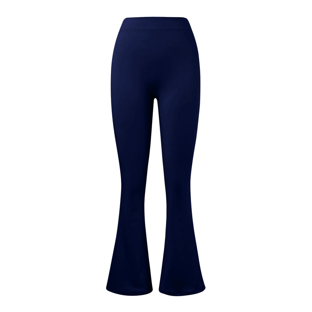 Women’s High‑Waist V‑Back Push‑Up Leggings – Micro Horn Slim Fit Gym Pants, Fashion Sports & Casual Leggings