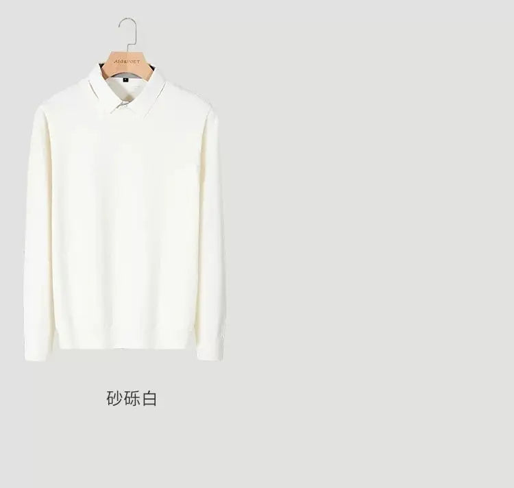 Men’s Autumn Winter Round‑Neck Sweater