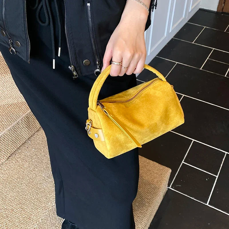 Fashionable Retro Mini PU Leather Shoulder Bags for Women Bucket Crossbody Bag 2026 Winter Luxury Designer Purses and Handbags