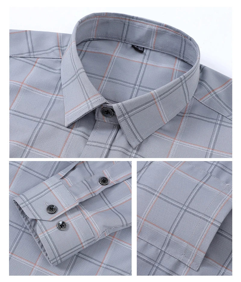Non‑Iron Long‑Sleeve Dress Shirt