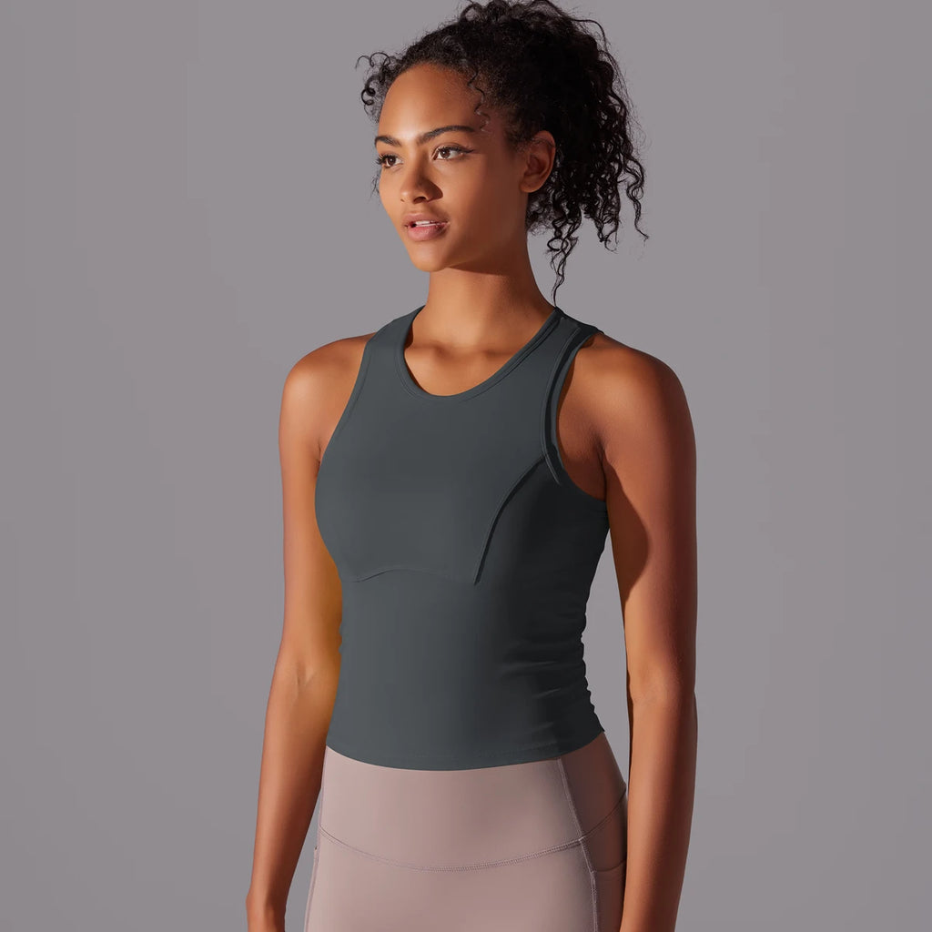 Sport Bra Women Yoga Vest Sports Underwear Women Shockproof Sagging Resistant Yoga Vest Fitness Bra Integrated Professional Runn