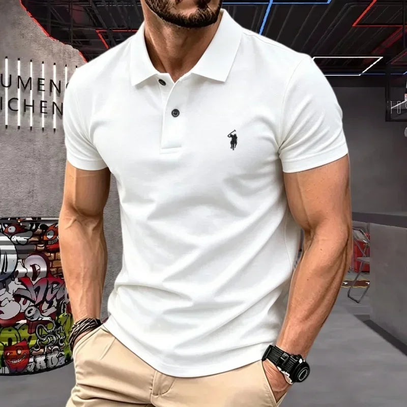 Men’s 100% Pure Cotton Luxury Polo Shirt