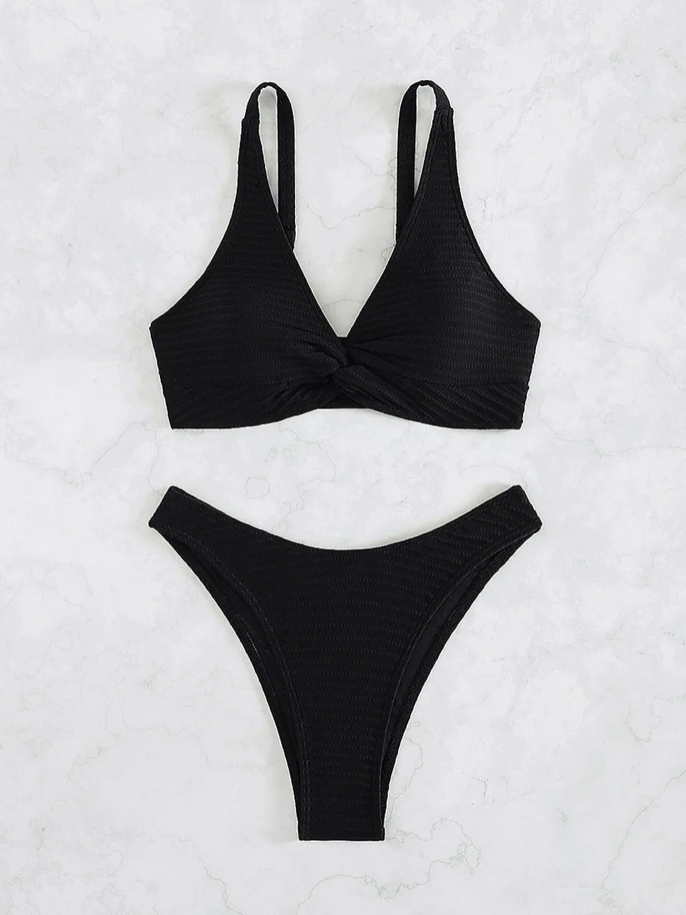 White Triangle Bikini