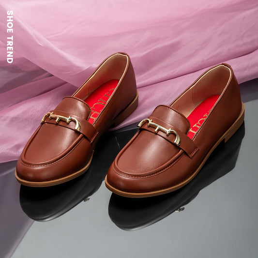 Fine Workmanship Seasonal Fashion New Women's Flat Shoes Retro Classic Pure Colour Simple Women's Leather Shoes