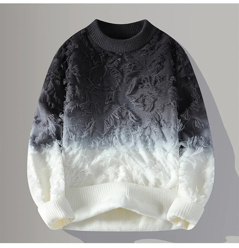 2024 Winter Sweaters for male men thick O-neck sweater men Student youth sweaters autumn Men's wool Casual Knitwear Pullover