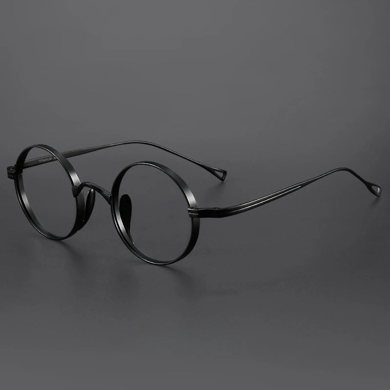 Ultra-Light Japanese Pure Titanium Glasses Frame For Men Retro Small Frame Myopia Eyeglasses Flat Spectacle prescription Frames