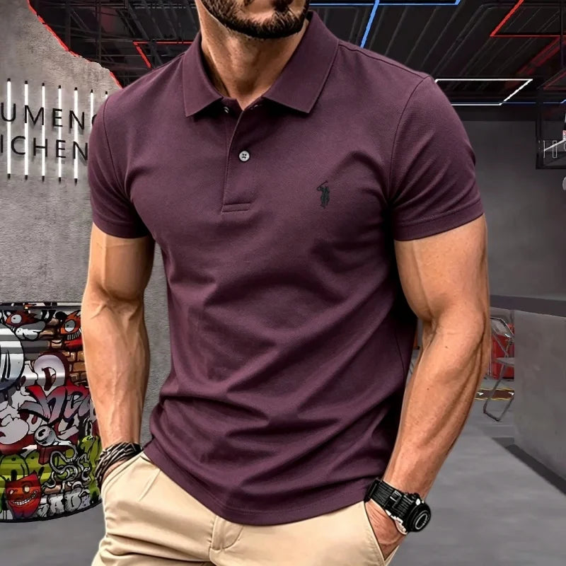 Men’s 100% Pure Cotton Luxury Polo Shirt