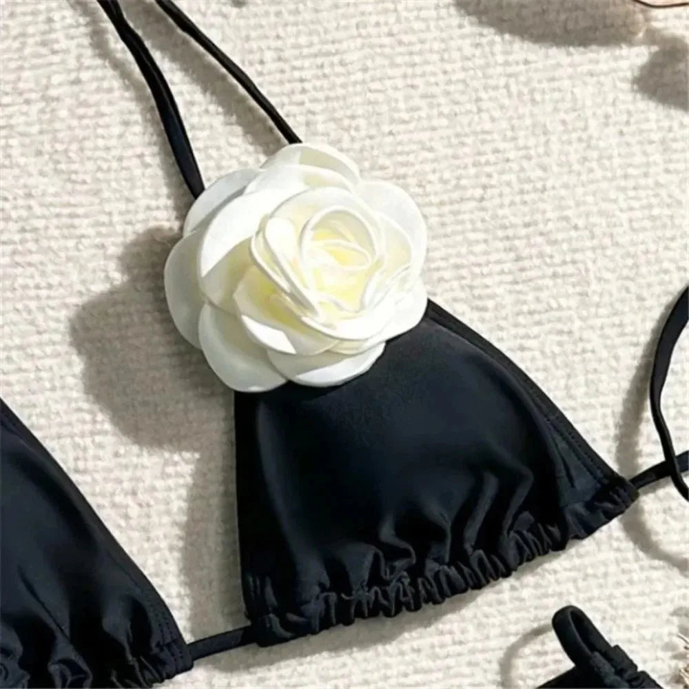Rose Flower Brazilian Bikini
