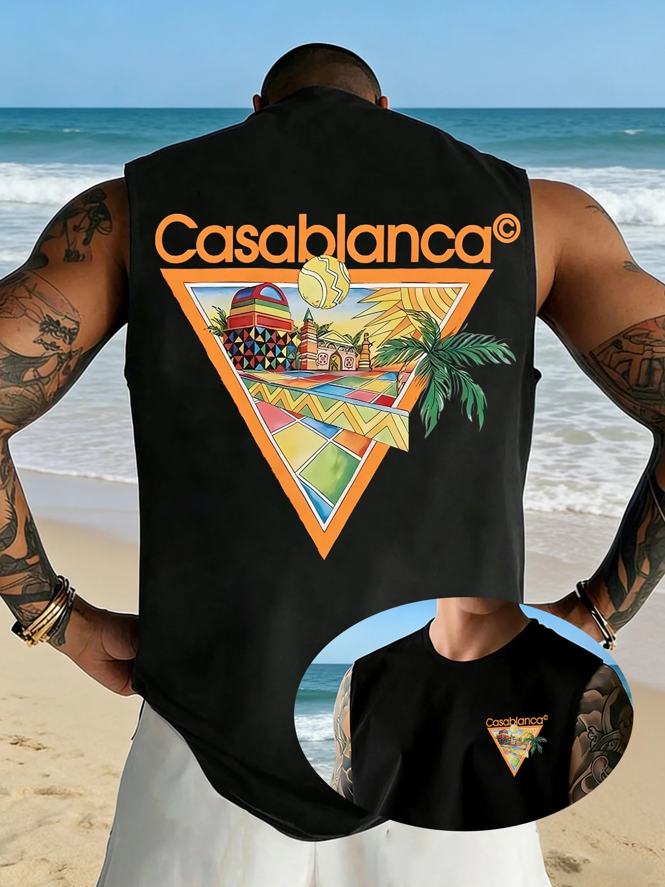 Crew‑Neck Tank Top