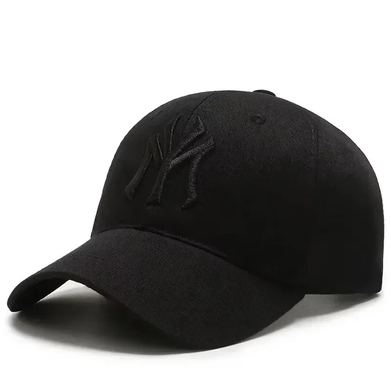 Trendy Embroidered Letter Baseball Cap Korean Fashion Summer Sun Hat Adjustable for Women Men Outdoor Casual Wear