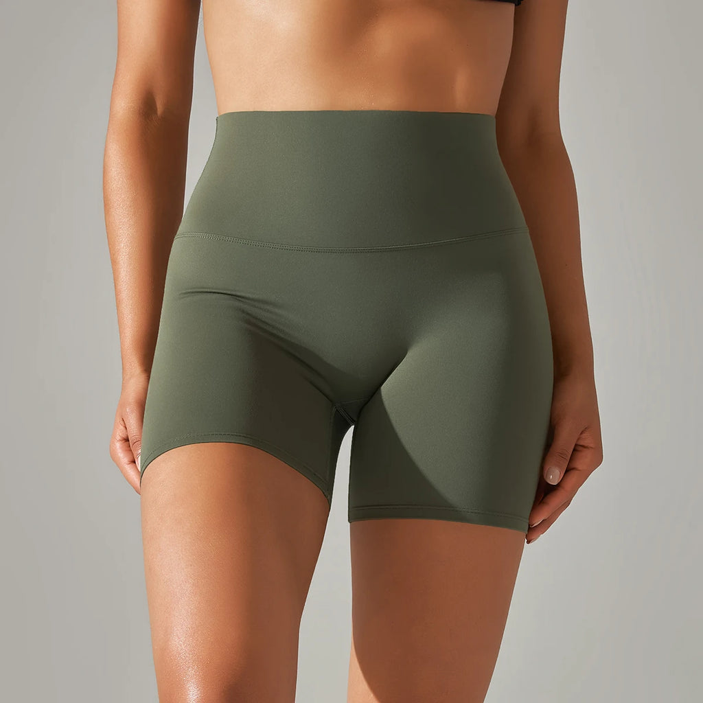 Seamless High Waist Yoga Shorts for Women