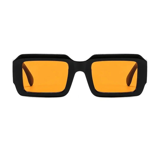 Vintage Square Women Shades UV400 Sunglasses Fashion Contrast Color Eyewear Men Trending Punk Gradient Sun Glasses