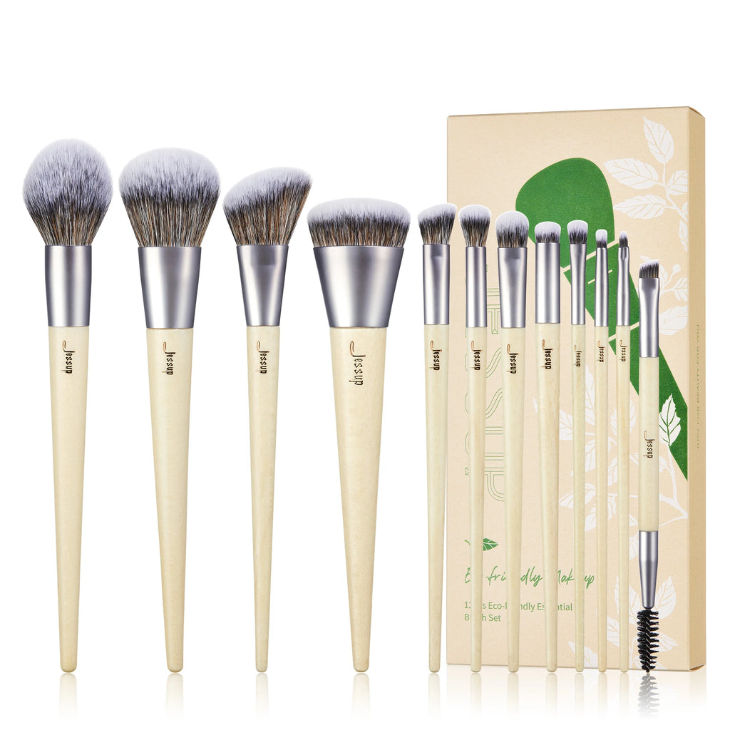 Jessup T329 Makeup Brush Set – 10–14 Piece Professional Synthetic Brush Collection