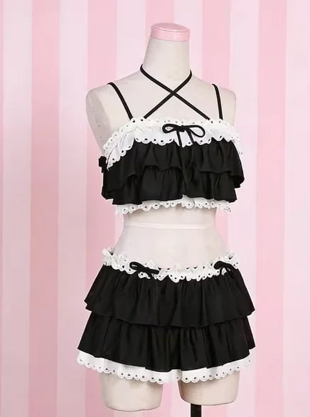 Sexy Elegant Bow Bikini Set