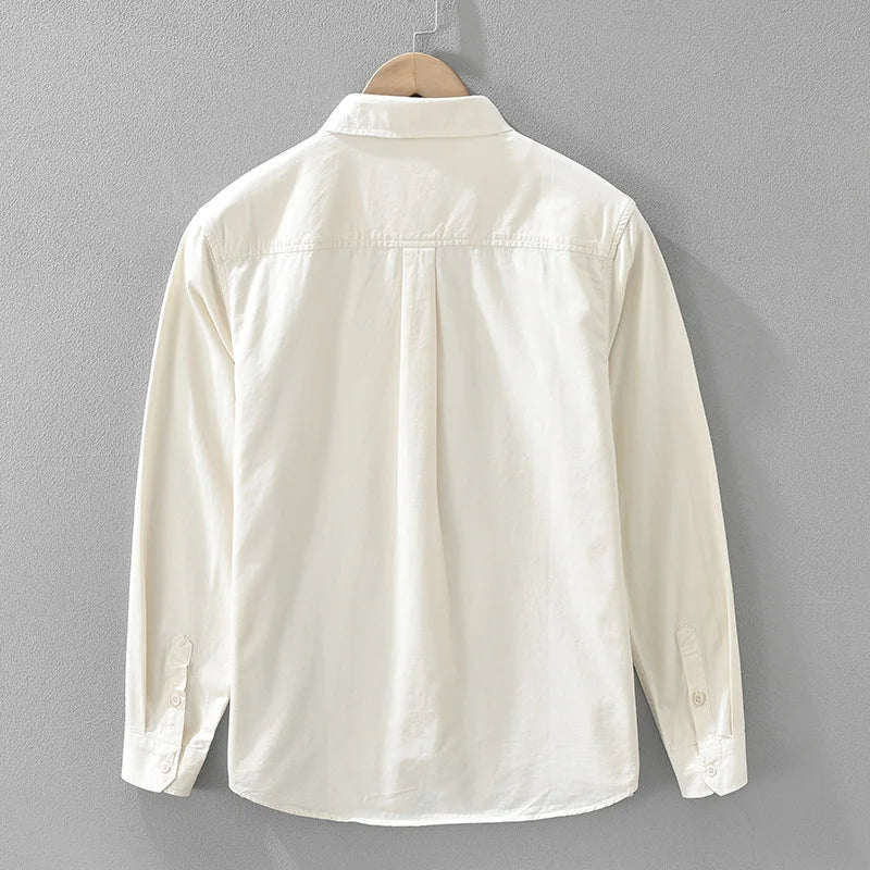 Pure Cotton Long‑Sleeve Shirt