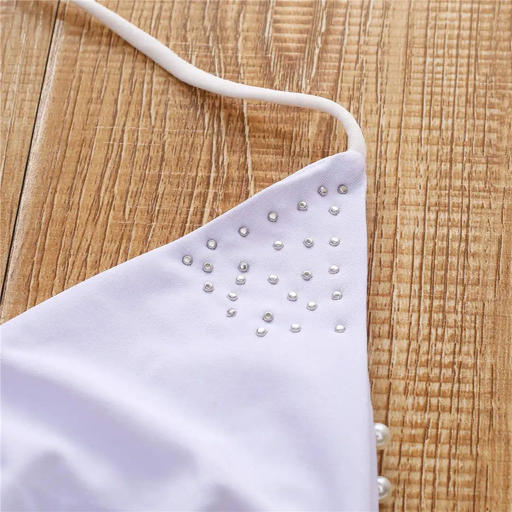 Luxury Pearl Halter Mini Bikini