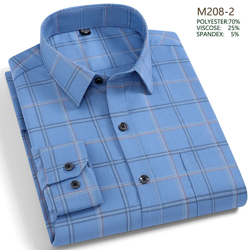 Non‑Iron Long‑Sleeve Dress Shirt