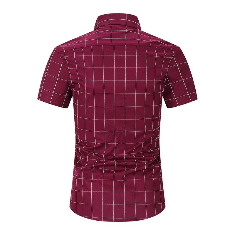 Breathable Slim‑Fit Casual Business Shirt