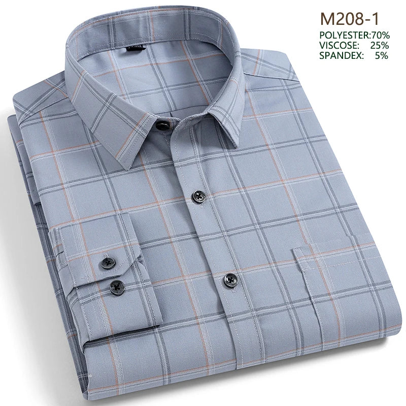 Non‑Iron Long‑Sleeve Dress Shirt