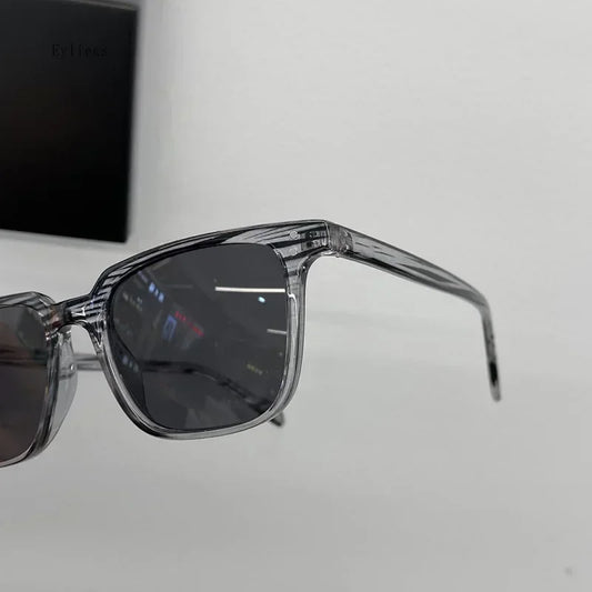 Leopard Dark Green Square Sunglasses Man Shades Male Sun Glasses Brand Designer Travel Vintage Oculos De Sol Sunglasses for Men