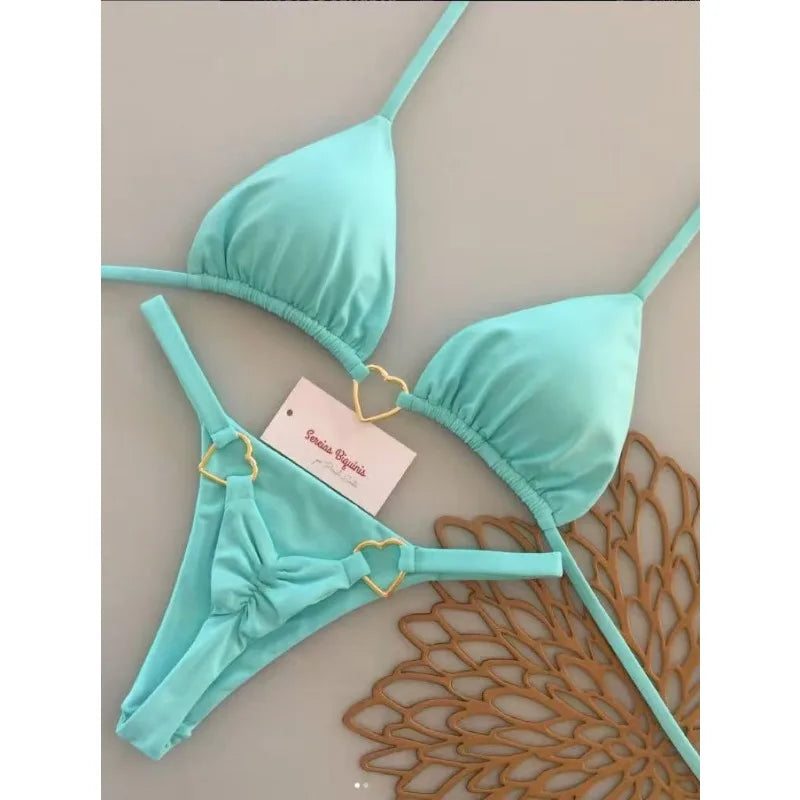 Women’s 2026 Micro Push‑Up Brazilian Bikini – Sexy Printed Thong Two‑Piece SwimsuitWomen’s 2026 Micro Push‑Up Brazilian Bikini – Sexy Printed Thong Two‑Piece Swimsuit