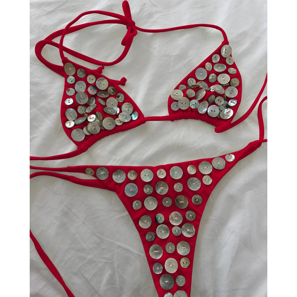 2025 Sexy Push‑Up Micro Bikini Set — Women’s Two‑Piece Swimsuit Beachwear Biquini Bathing Suit