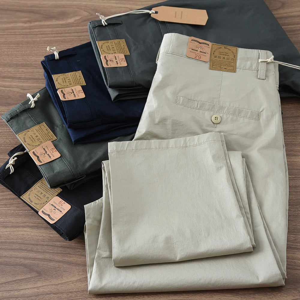 Retro Slim Chino Pants