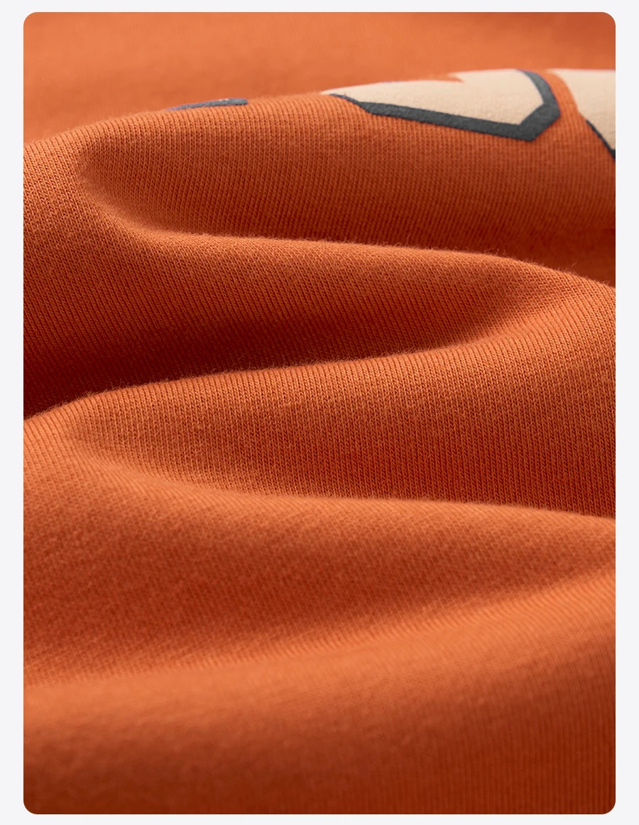 SIMWOOD 2026 Summer New 230gsm Sorona Fabric Letter Print T-shirt Men Breathable High Quality Oversize Tops