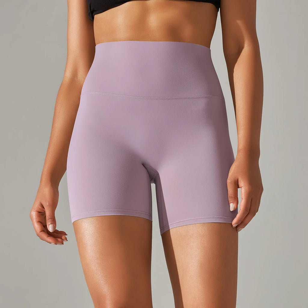 Seamless High Waist Yoga Shorts for Women
