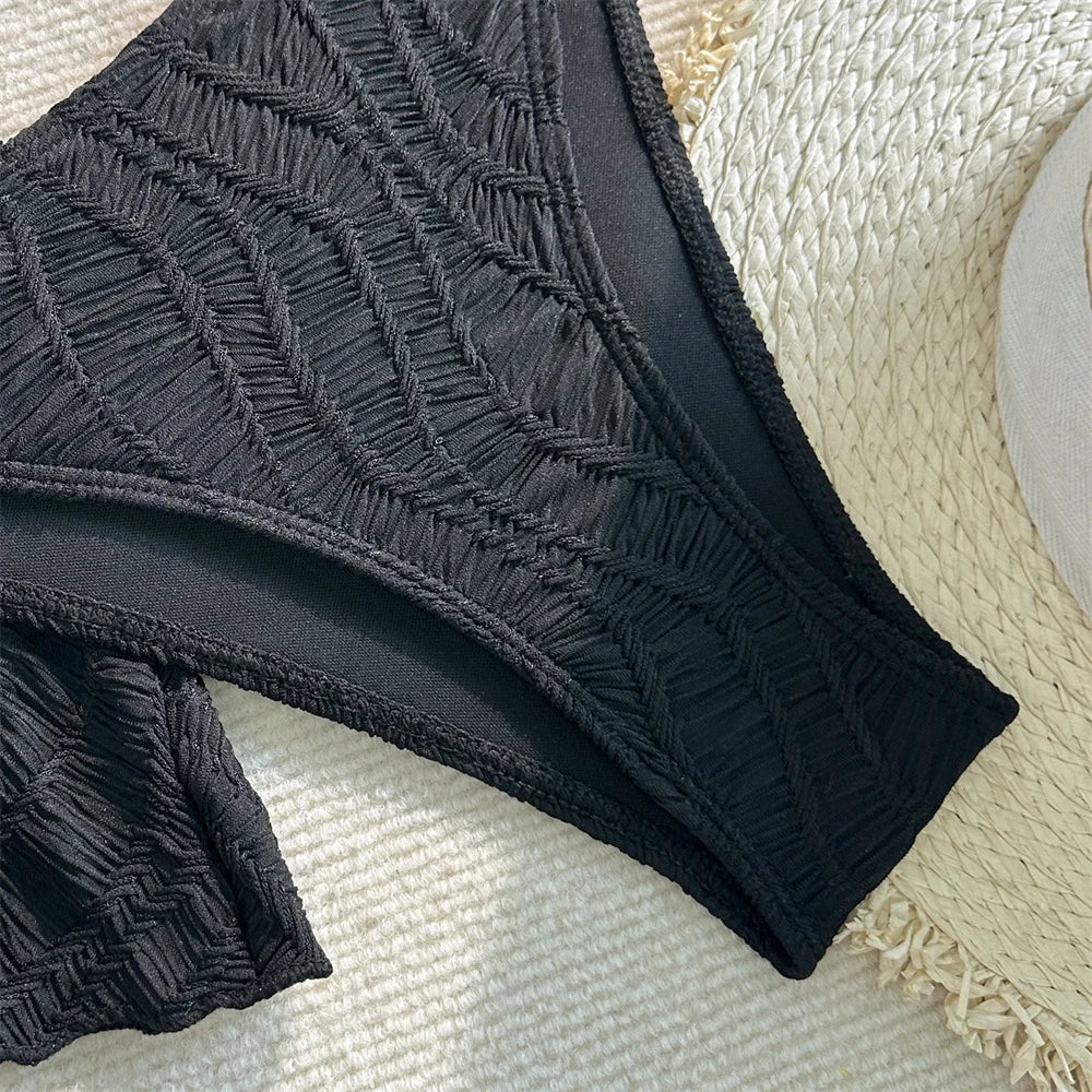 Sexy Push‑Up Backless Bikini Set