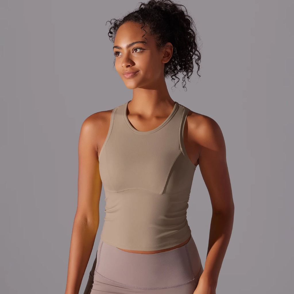 Sport Bra Women Yoga Vest Sports Underwear Women Shockproof Sagging Resistant Yoga Vest Fitness Bra Integrated Professional Runn
