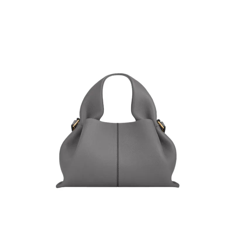 Fashion Women Dumpling Bags Luxury Leather Versatile Solid Color Female Shopping Crossbody Bag 2025 New Design