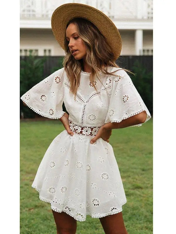 Sexy Cover Up Bikini Women Swimsuit Cover-up Beach Bathing Suit Beach Wear Knitting Swimwear Mesh Beach Dress Tunic Robe
