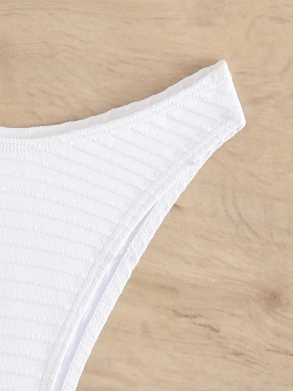 White Triangle Bikini
